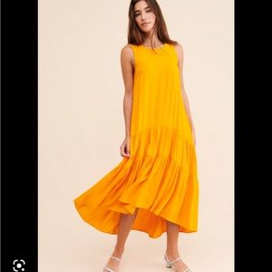 Anthropologie 3X summer maxi dress
